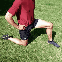 lunge with neutral spine